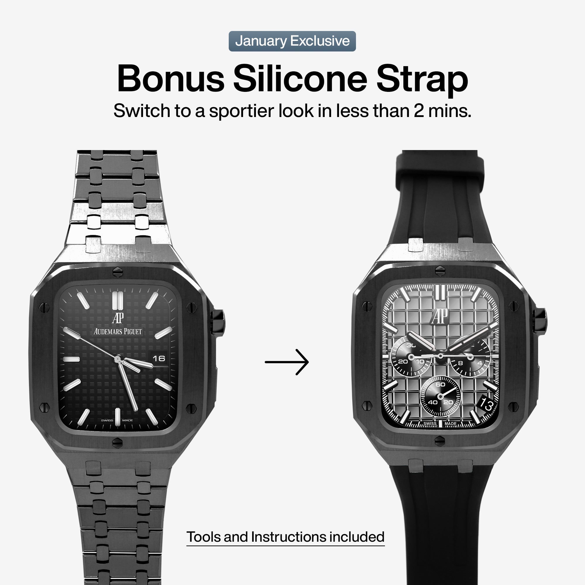 40-49mm Apple Watch Mod Case