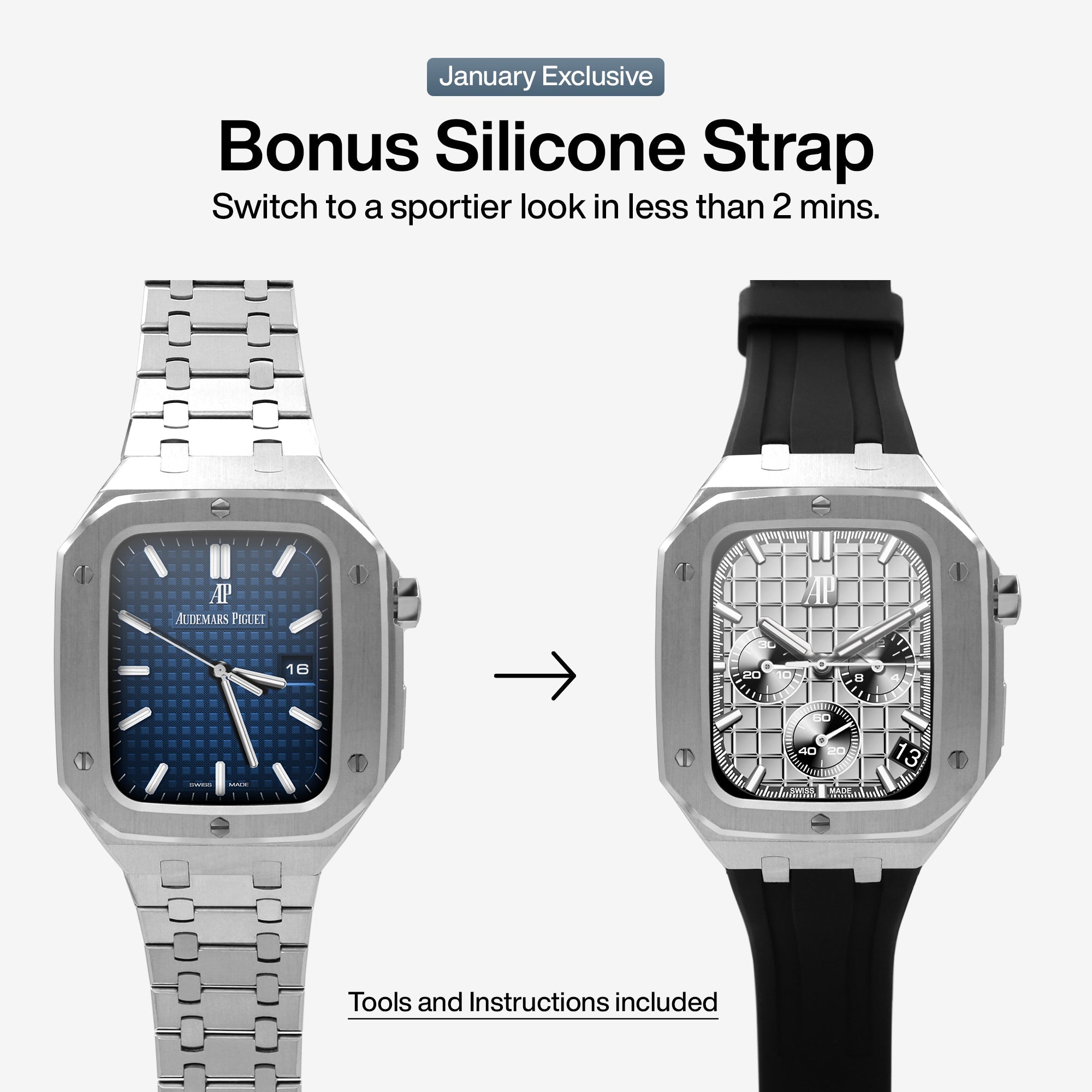 40-49mm Apple Watch Mod Case